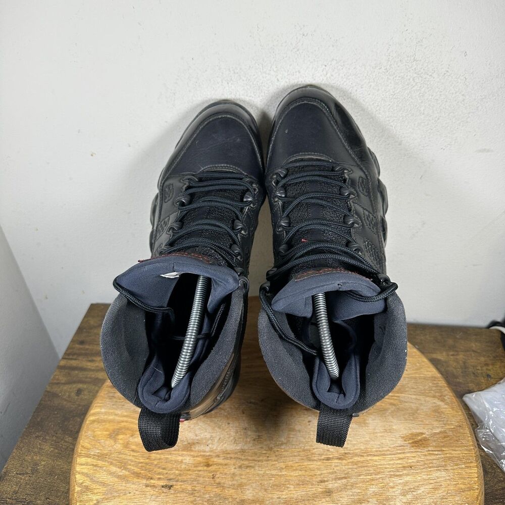 Air Jordan 9 Retro Black Shoes Mens Size 10.5 Basketball 302370-014 - Picture 6 of 9